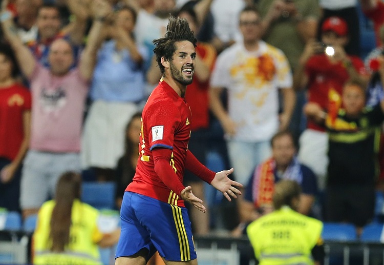 Skill individu Isco diharapkan bisa membuat Spanyol juara Piala Dunia 2018