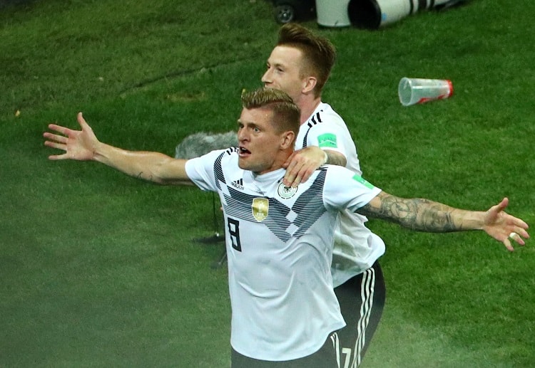 Toni Kroos and the Germans remain as one of the World Cup 2018 betting favourites