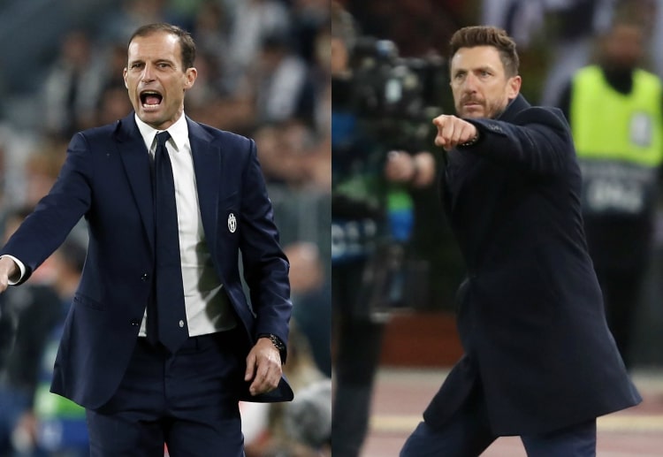 Juventus and AS Roma managers strongly eye to lead their teams to victory in the upcoming Serie A game