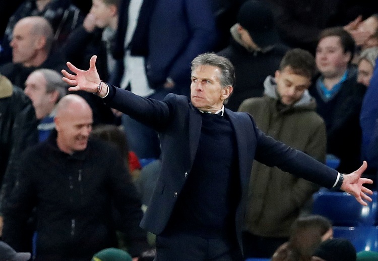 Claude Puel clinging to job as Jamie Vardy strike stuns Chelsea in the Premier League