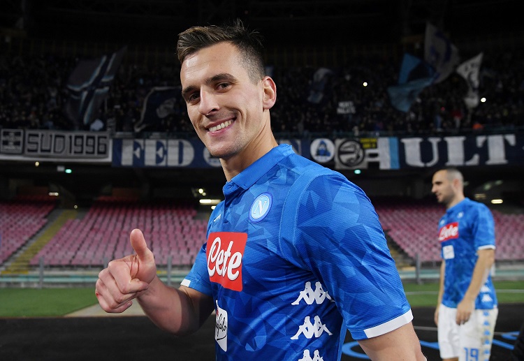 Ketajaman Arkadiusz Milik diharapkan bisa membantu Napoli malam nanti.