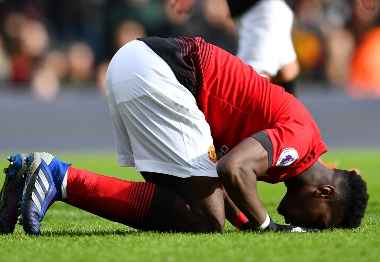 Paul Pogba scored his seventh Premier League goal in eight games to put United ahead