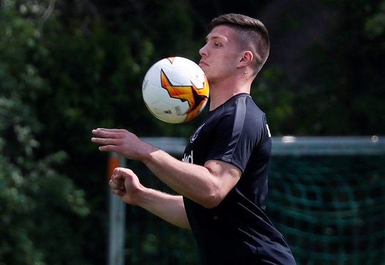 Luka Jovic menjadi andalan lini depan Eintracht menghadapi Chelsea.