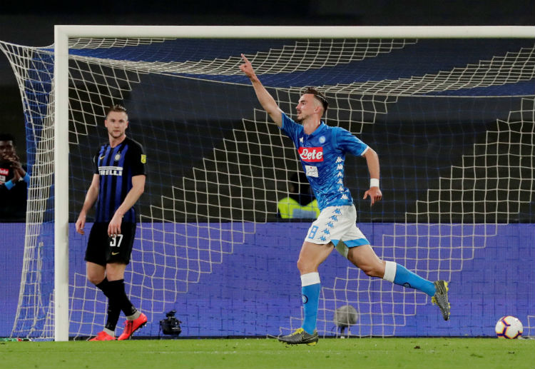 Serie A: Fabian Ruiz makes it 3-0 for Napoli in the 71st minute versus Inter Milan