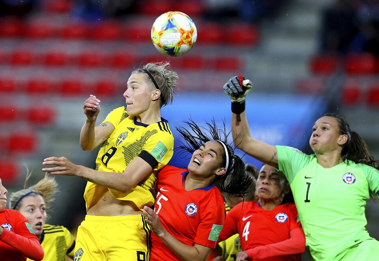 Chile’s goalkeeper Christiane Endler look to be an impenetrable wall for their Women’s World Cup match vs USA