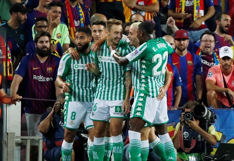 Real Betis opens the scoring against Barcelona at Camp Nou in recent La Liga game