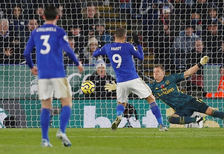 Jamie Vardy leads Leicester City to a Premier League victory against Arsenal in Matchday 12