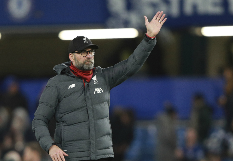 Jurgen Klopp's Liverpool were the third Premier League team to manage more than a year without losing