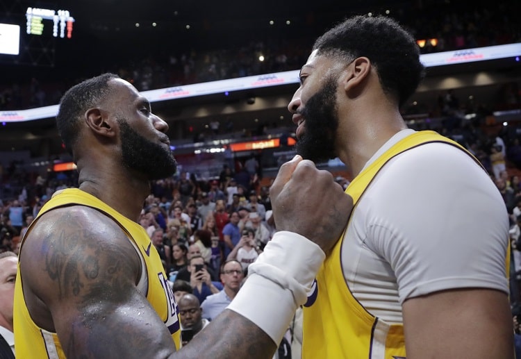 LA Lakers duo LeBron James and Anthony Davis, gear up ahead of the resumption of the 2019/20 NBA season