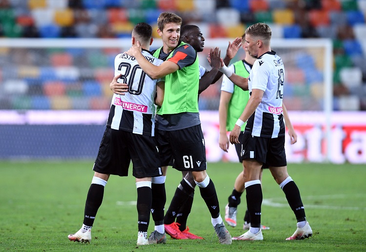 ลงสนามได้อีกครั้งสำหรับ อูดิเนเซ่ ในกัลโช่ เซเรียอา อิตาลี 2020