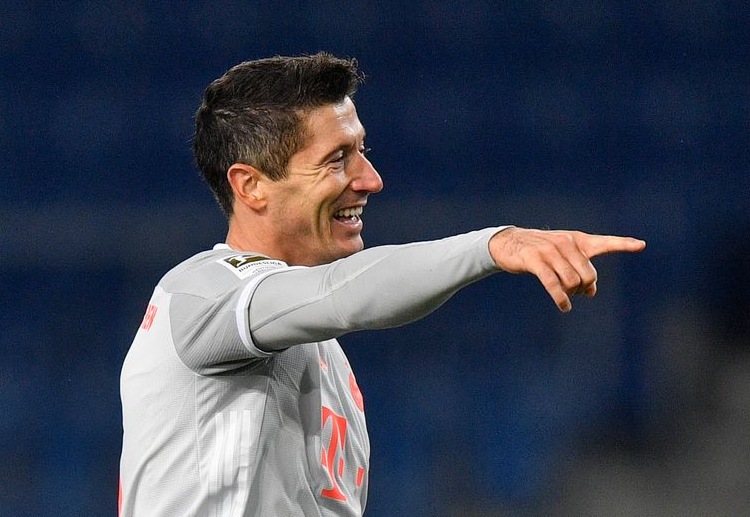 Robert Lewandowski scores two goals to give Bayern a 1-4 victory against Arminia in Bundesliga