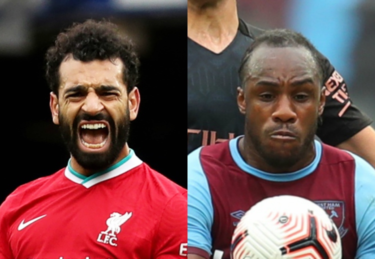 Mohamed Salah and Michail Antonio are both expected to score as Liverpool clash against West Ham United