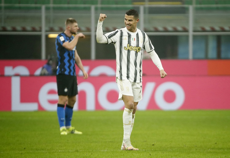 Cristiano Ronaldo's goals put Juventus in an advantage ahead of their Coppa Italia second leg clash with Inter