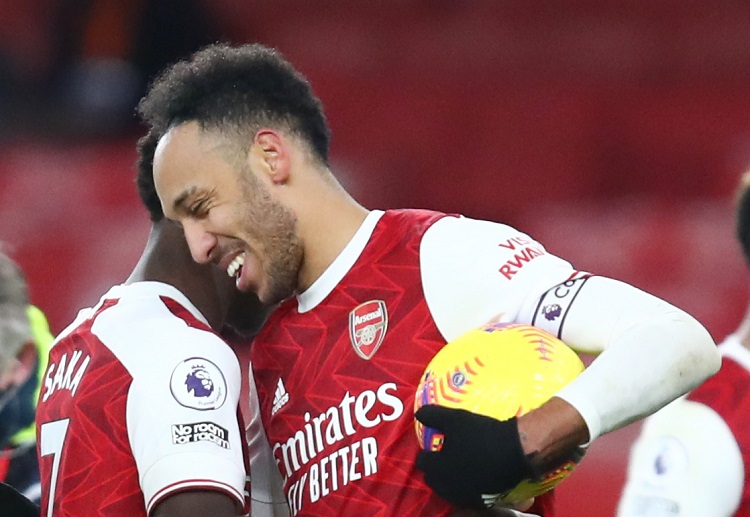 Pierre-Emerick Aubameyang aims to replicate his hat-trick when they face Man City in Premier League