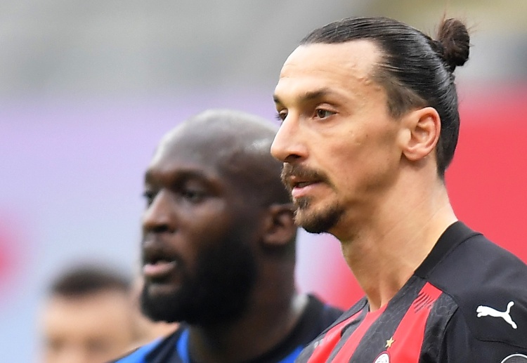 Serie A: Zlatan Ibrahimovic tried for a goal but is saved by Samir Handanovic