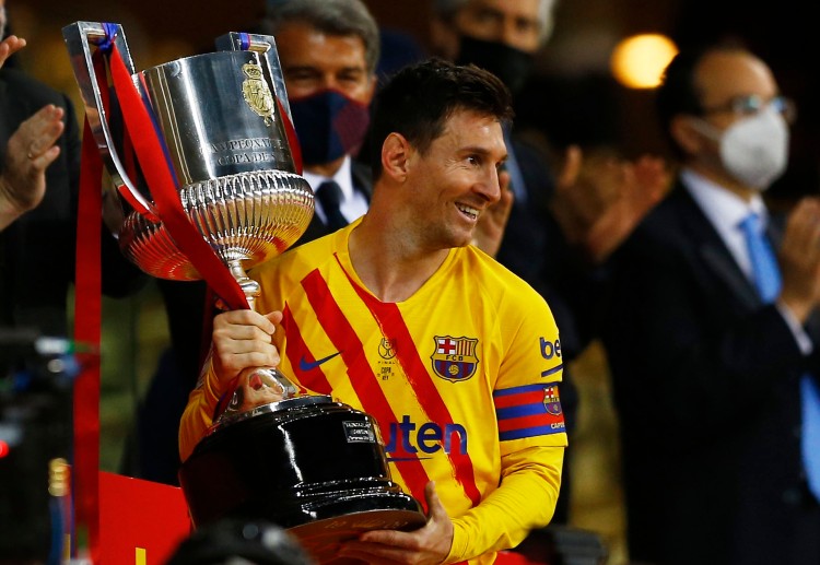 Barcelona are currently third place in La Liga