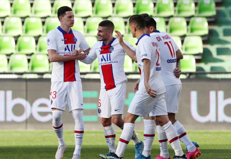 ศึกฟุตบอล ยูฟ่า แชมเปี้ยนส์ลีก 2021 ปารีส แซงต์ แชร์กแมง เตรียมลงสนาม