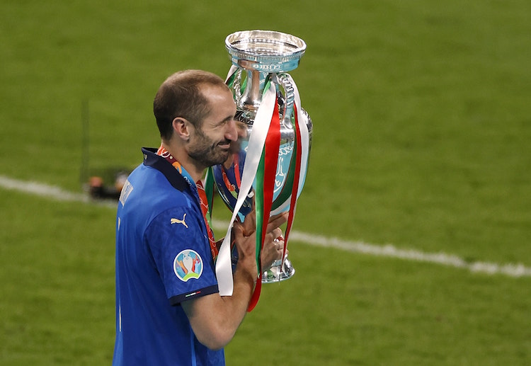 Football: Giorgio Chiellini eyes to score against Spain as they battle in the Nations League