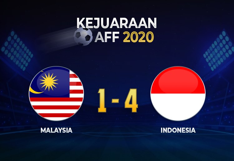 Skor akhir Piala AFF 2020: Malaysia 1-4 Indonesia