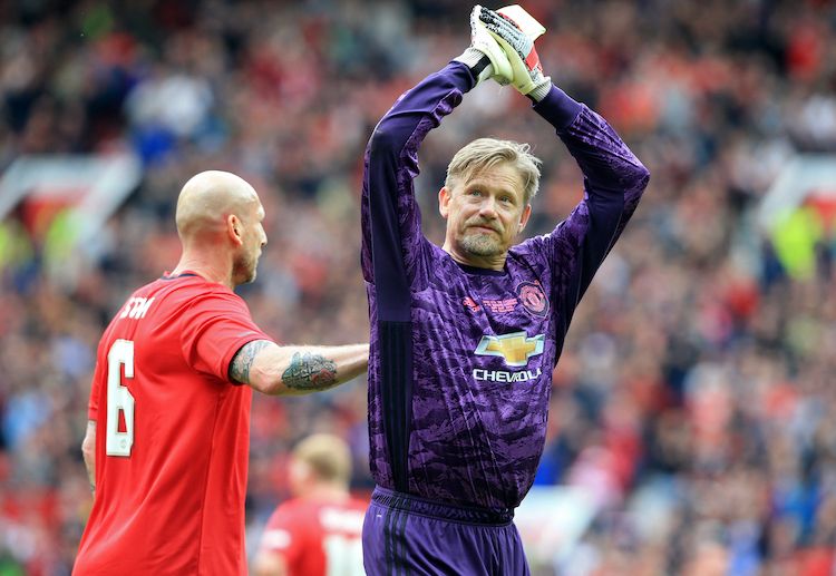 Peter Schmeichel melakukan 310 penampilan di Liga Inggris bersama Manchester United.