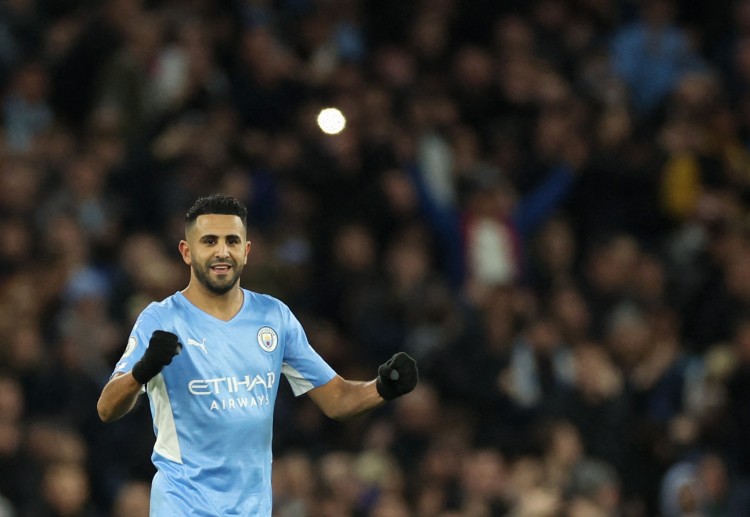 Manchester City's Riyad Mahrez has already scored 10 goals in the Premier League