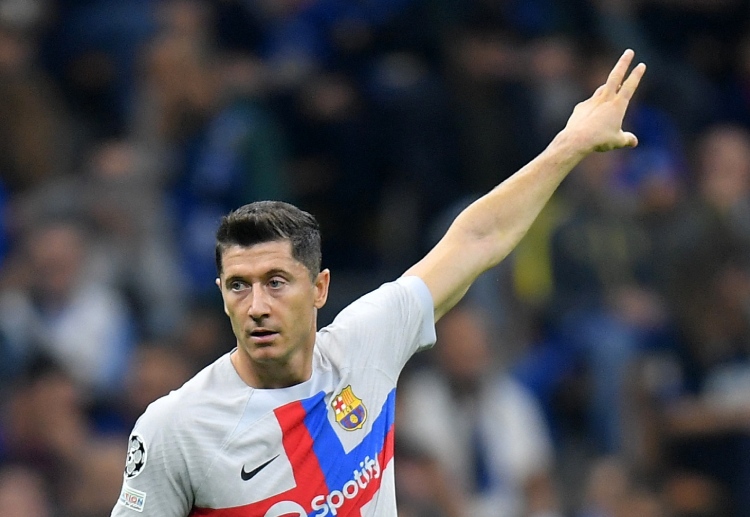 Robert Lewandowski ghi được 9 bàn ở La Liga 22/23.