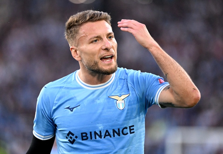 Ciro Immobile won't be playing ahead of Serie A clash between Lazio and Inter Milan