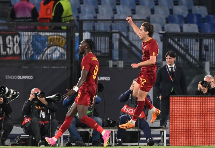 AS Roma have won the first leg of their Europa League semi-finals tie against Bayer Leverkusen