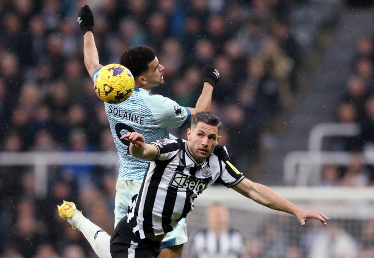 Dominic Solanke opened the scoring against West Ham in the Premier League