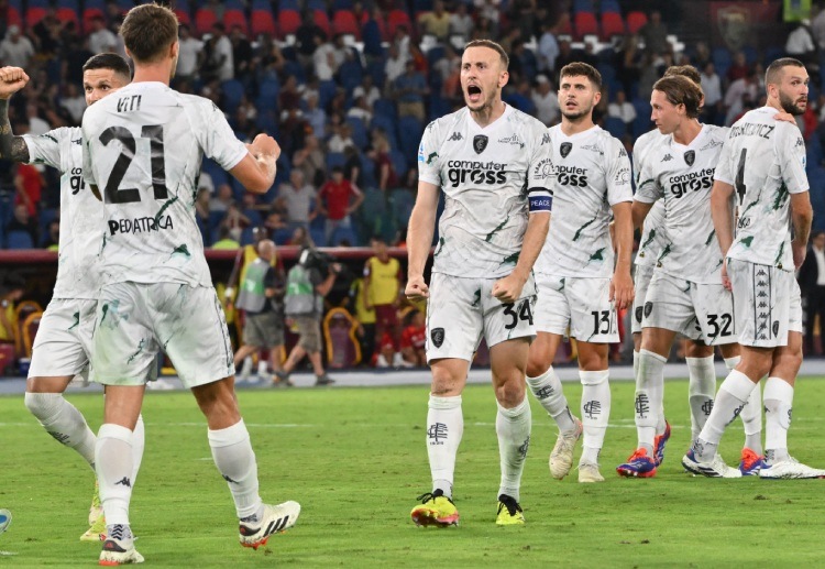 Empoli hope to keep Inter Milan from scoring in their Serie A clash at home