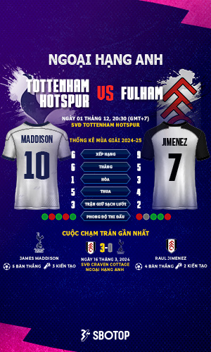 Tottenham vs Fulham – VN