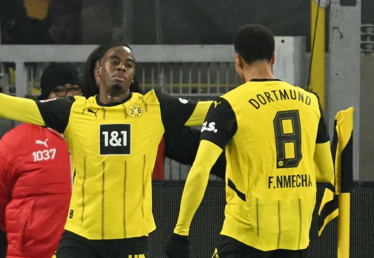 Jamie Gittens ranks as Borussia Dortmund's second-highest scorer in the Bundesliga this season, with four goals