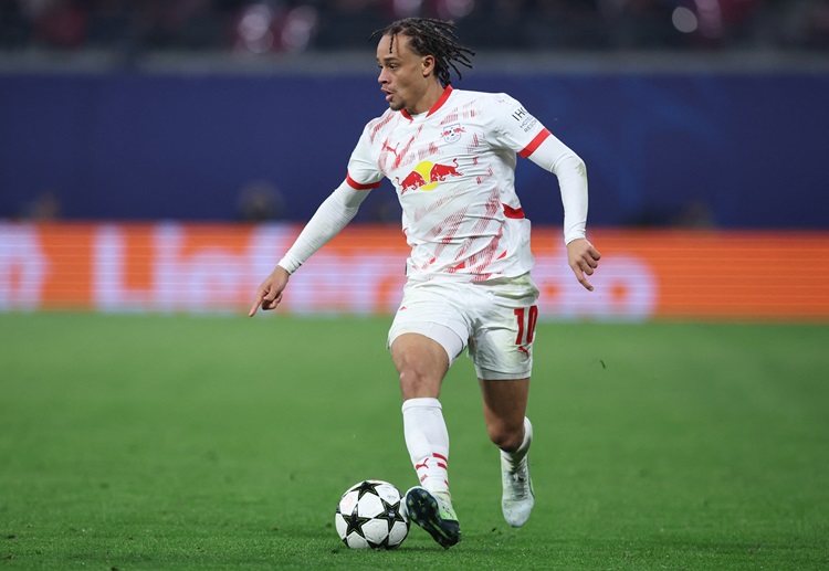 Xavi Simons remains sidelined at Bundesliga club RB Leipzig due to an ankle ligament injury