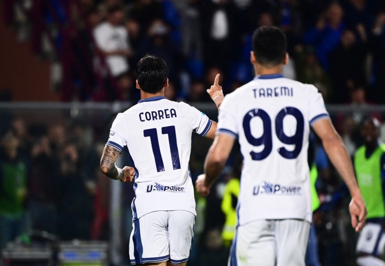 Joaquin Correa finds the net as Inter Milan secure a 2-0 victory over Como in Serie A