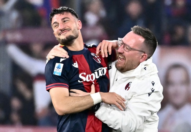 意甲联赛 第49分钟，奥索里尼内切远射破门，博洛尼亚客场先拔头筹