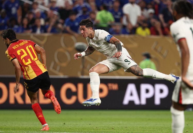 世俱杯 在切尔西3比0战胜突尼斯希望的比赛中，恩佐送出两记精准助攻。