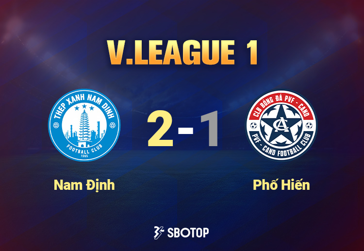 Nam Định có 6 điểm sau 3 vòng đầu tiên V.League 2025/26