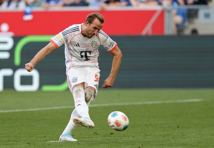 德甲联赛 哈里·凯恩上演帽子戏法，帮助拜仁在客场以4比1战胜霍芬海姆。