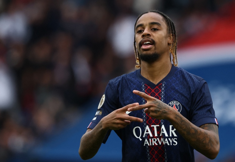 Bradley Barcola berpeluang cetak gol di pertandingan Liga Champions UEFA