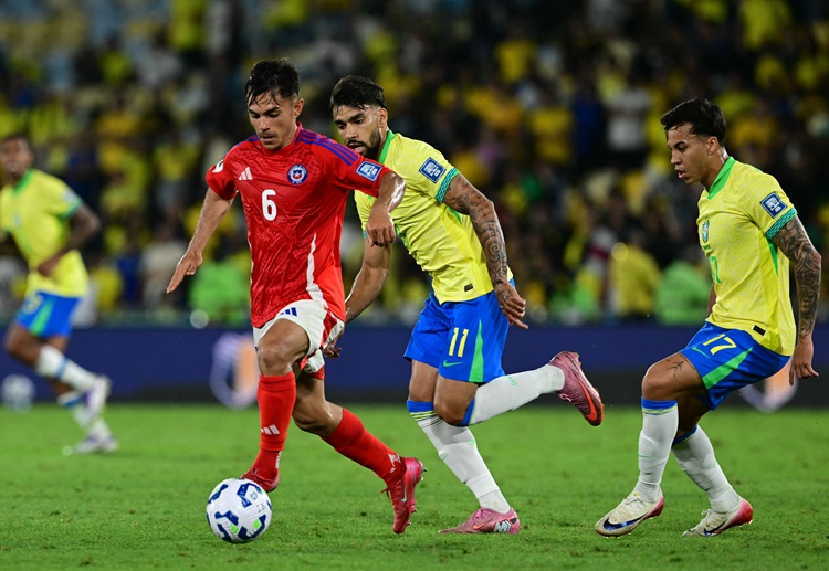 Skor akhir kualifikasi Piala Dunia 2026: Brasil 3-0 Chile