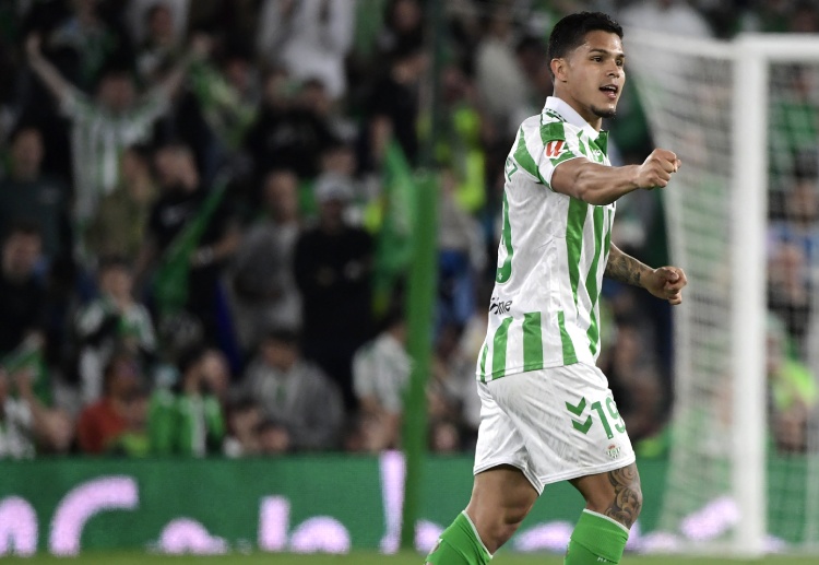 Cucho Hernández has netted four goals and contributed one assist in eight La Liga appearances for Real Betis