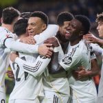 西甲联赛 皇马在客场以2比0击败比利亚雷亚尔，姆巴佩独中两元，其中包括一粒勺子点球。