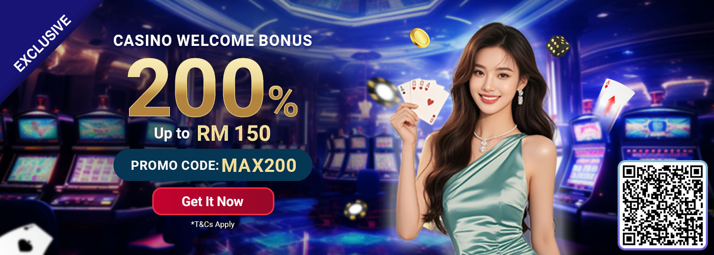 200% SBO Live Casino Welcome Bonus