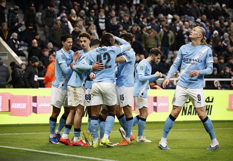 Manchester City gear up to beat Newcastle United and secure their spot to the 2025-26 EFL Cup final