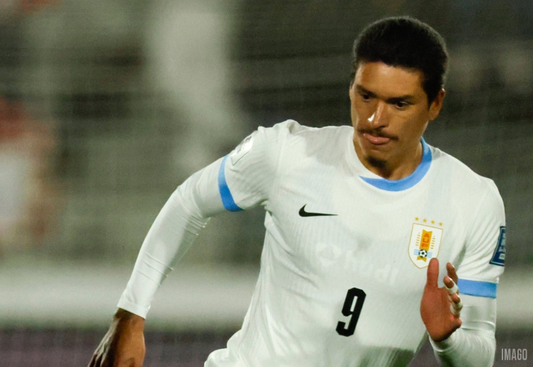 友谊赛 前锋达尔文·努涅斯是乌拉圭进攻线的重要支点，他在国家队36场比赛中打入13球